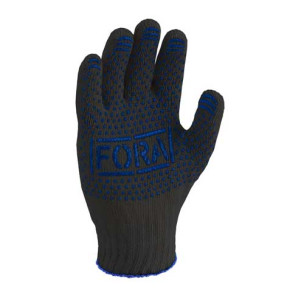 Рукавички робочі DOLONI 15500 Fora чорні з малюнком ПВХ